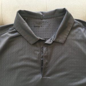 Nike Golf Dri-Fit Gray Polo